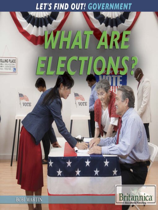 Title details for What Are Elections? by Shalini Saxena - Available